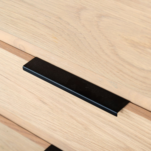 Safavieh Titus 3 Drawer Stacked Chest - Rustic Style, Durable Storage Solution With Iron Accents For Home Elegance Oak Wood ,Metal Sfv2198a