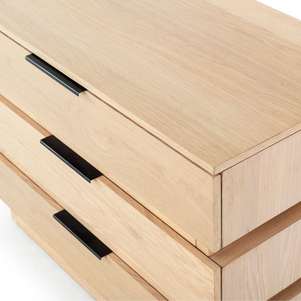 Safavieh Titus 3 Drawer Stacked Chest - Rustic Style, Durable Storage Solution With Iron Accents For Home Elegance Oak Wood ,Metal Sfv2198a