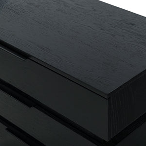 Safavieh Titus 3 Drawer Stacked Chest - Rustic Style, Durable Storage Solution With Iron Accents For Home Elegance Black Wood ,Metal Sfv2198b