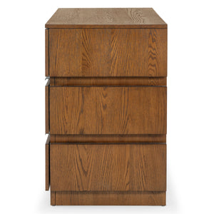 Safavieh Titus 6-drawer Stacked Dresser - Stylish Solid Wood Storage Solution For Modern Bedrooms And Homes Medium Oak Wood ,Metal Sfv2199c