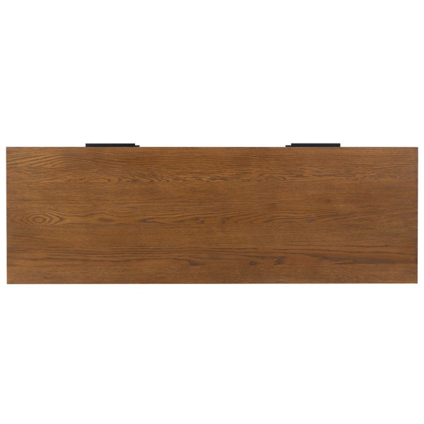 Safavieh TITUS 6 Drawer Stacked Dresser - Modern Elegance with Durable Design for Stylish Bedroom Storage Medium Oak SFV2199C
