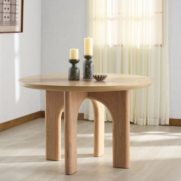 Safavieh Olivetta Round Wood Dining Table - Cozy Centerpiece For Memorable Family Meals & Gatherings Oak Wood Sfv2201a-2bx