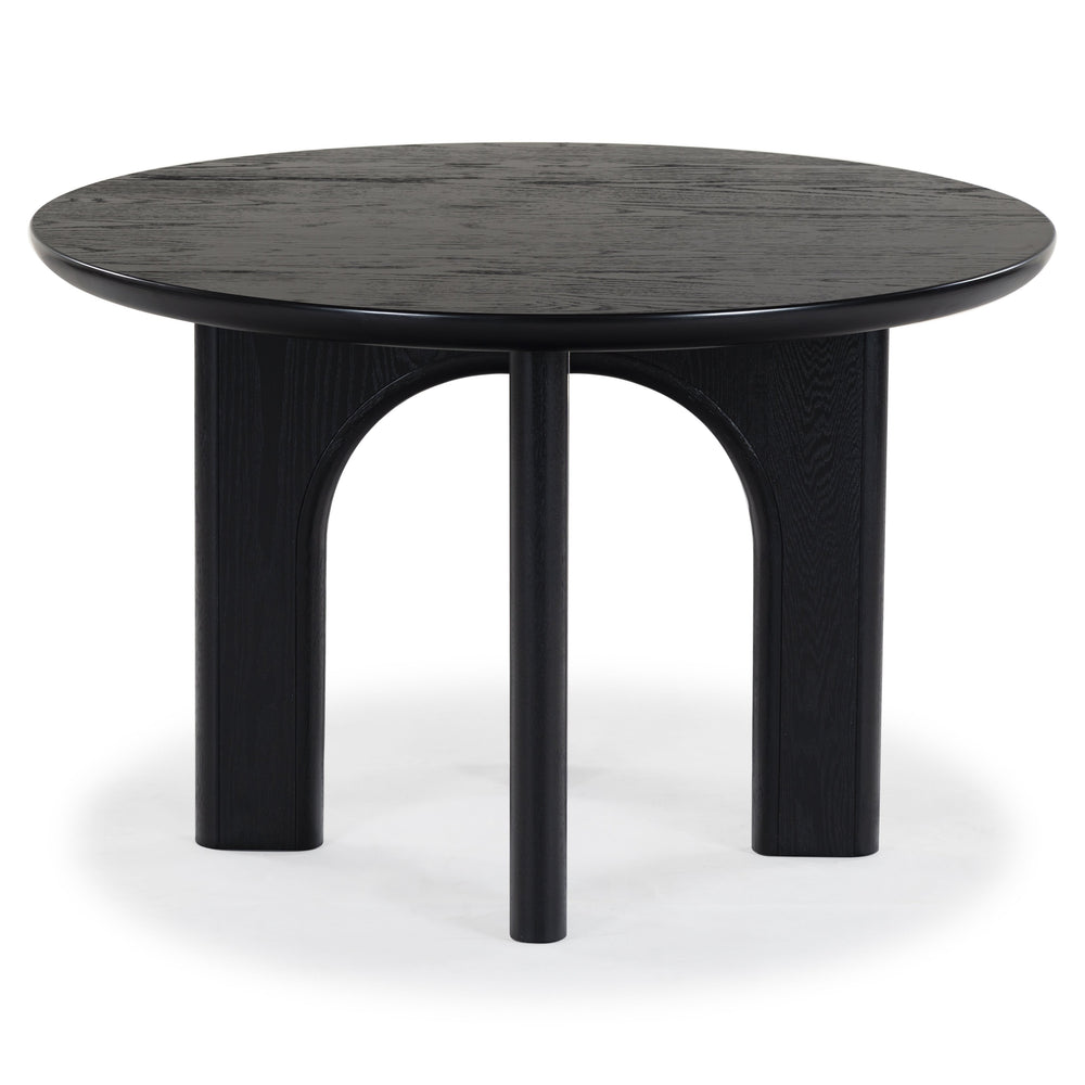 Safavieh Olivetta Round Wood Dining Table - Cozy Centerpiece For Memorable Family Meals & Gatherings Black Wood Sfv2201b-2bx