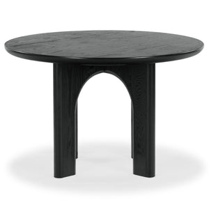 Safavieh Olivetta Round Wood Dining Table - Cozy Centerpiece For Memorable Family Meals & Gatherings Black Wood Sfv2201b-2bx