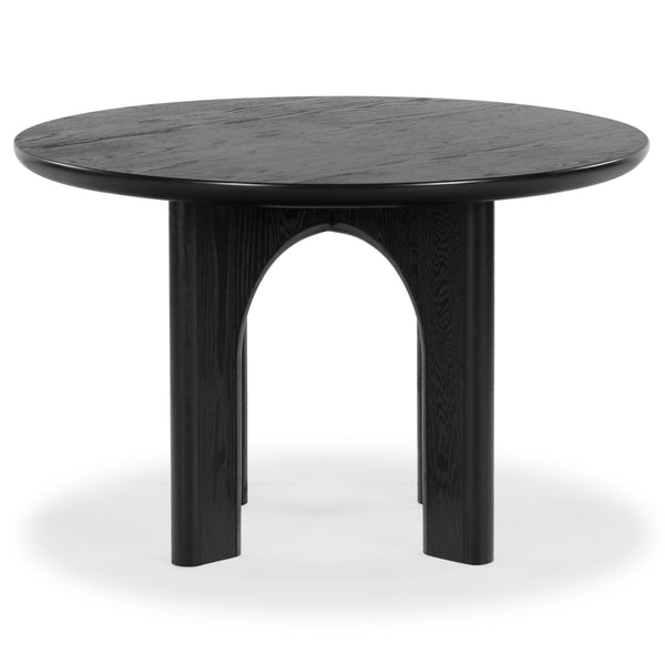 Safavieh Olivetta Round Wood Dining Table - Cozy Centerpiece For Memorable Family Meals & Gatherings Black Wood Sfv2201b-2bx