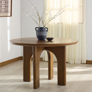 Safavieh Olivetta Round Wood Dining Table - Cozy Centerpiece For Memorable Family Meals & Gatherings Medium Oak Wood Sfv2201c-2bx