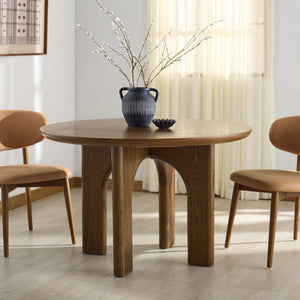 Safavieh Olivetta Round Wood Dining Table - Cozy Centerpiece For Memorable Family Meals & Gatherings Medium Oak Wood Sfv2201c-2bx