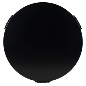 Safavieh Liabella Round Wood Coffee Table – Sophisticated Elegance For Modern Living Spaces And Gatherings Black Manufactured Wood ,Unsaturated Polyester Resin Sfv2203b