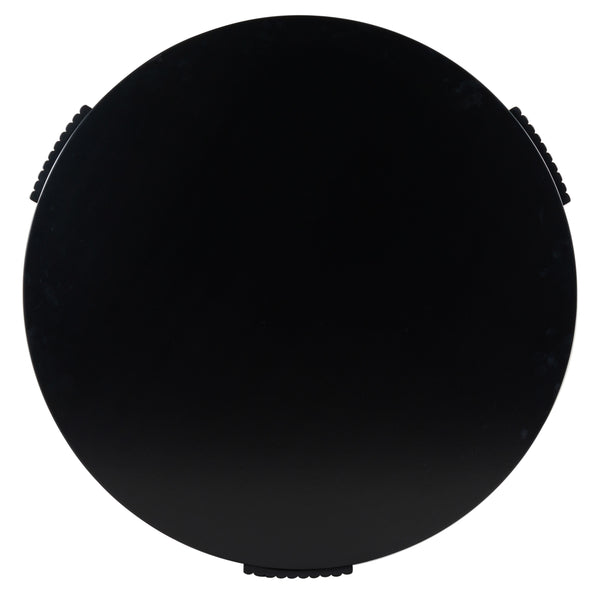 Safavieh Liabella Round Wood Coffee Table – Sophisticated Elegance For Modern Living Spaces And Gatherings Black Manufactured Wood ,Unsaturated Polyester Resin Sfv2203b