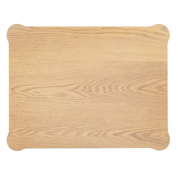 Safavieh Shelbie 1 Drawer Reeded Nightstand - Elegant Bedroom Storage Solution With Sophisticated Style Oak Wood ,Polyester Resin Drawer Fronts Sfv2204a