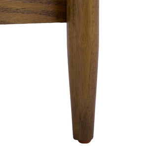 Safavieh SHELBIE 1 Drawer Reeded Nightstand - Modern Design with Smooth-Glide Drawer for Elegant Storage Solutions Medium Oak SFV2204C