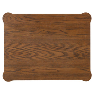 Safavieh Shelbie 1 Drawer Reeded Nightstand - Elegant Bedroom Storage Solution With Sophisticated Style Medium Oak Wood ,Polyester Resin Drawer Fronts Sfv2204c