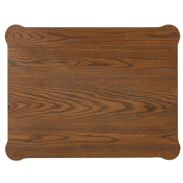 Safavieh Shelbie 1 Drawer Reeded Nightstand - Elegant Bedroom Storage Solution With Sophisticated Style Medium Oak Wood ,Polyester Resin Drawer Fronts Sfv2204c