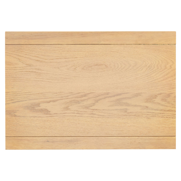 Safavieh Shelbie Elegant 2 Drawer Nightstand With Textured Reeded Fronts For Timeless Bedroom Style Oak Wood ,Polyester Resin Drawer Fronts Sfv2205a