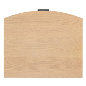 Safavieh Shelbie 3 Drawer Reeded Nightstand - Elegant Oak Design With Modern Accents For Any Bedroom Decor Oak ,Black Wood ,Polyester Resin Drawer Fronts ,Metal Sfv2206a