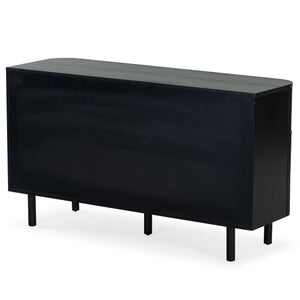 Safavieh Shelbie 6 Drawer Reeded Dresser - Elegant Oak Design With Unique Texture And Sturdy Construction Black ,Black Wood ,Polyester Resin Drawer Fronts ,Metal Sfv2207b
