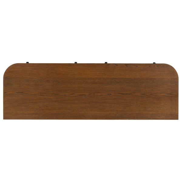 Safavieh Shelbie 6 Drawer Reeded Dresser - Elegant Oak Design With Unique Texture And Sturdy Construction Medium Oak ,Black Wood ,Polyester Resin Drawer Fronts ,Metal Sfv2207c