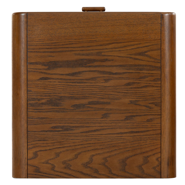 Safavieh Torricelli 1 Drawer Wood Nightstand In Medium Oak - Elegant & Versatile Bedroom Accent Piece Medium Oak Wood Sfv2212a