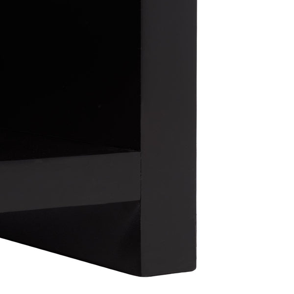 Safavieh LIABELLA 3-Drawer Curved Sideboard & Media Stand – Modern Design for Stylish Living Room Storage Black SFV2213B