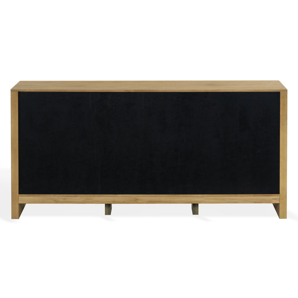 Darnell Wood 3-Drawer Sideboard With Ample Storage And Timeless Grain For Living Or Dining Rooms