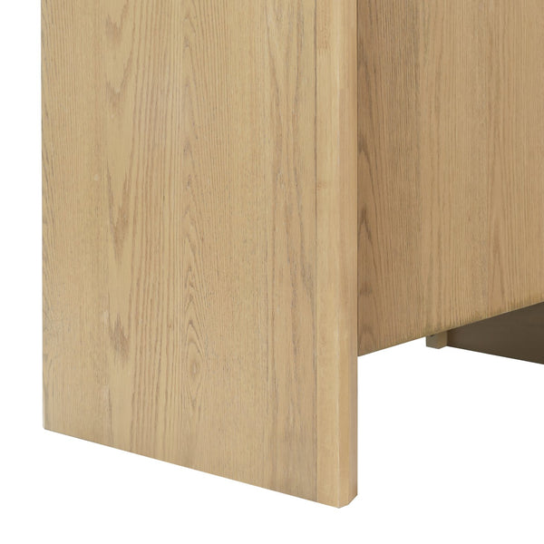 Darnell Wood 3-Drawer Sideboard With Ample Storage And Timeless Grain For Living Or Dining Rooms