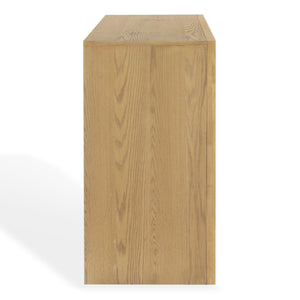 Darnell Wood 3-Drawer Sideboard With Ample Storage And Timeless Grain For Living Or Dining Rooms
