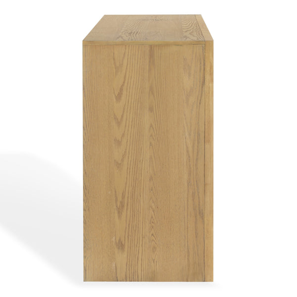 Darnell Wood 3-Drawer Sideboard With Ample Storage And Timeless Grain For Living Or Dining Rooms