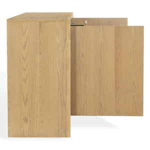 Darnell Wood 3-Drawer Sideboard With Ample Storage And Timeless Grain For Living Or Dining Rooms