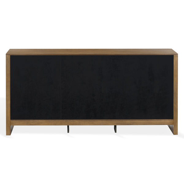 Darnell Wood 3-Drawer Sideboard With Ample Storage And Timeless Grain For Living Or Dining Rooms