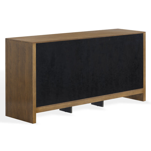 Darnell Wood 3-Drawer Sideboard With Ample Storage And Timeless Grain For Living Or Dining Rooms