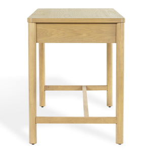 Safavieh Jaylessa Wood 2 Drawer Desk - Elegant, Functional Design For Stylish Workspaces And Organized Essentials Natural Wood ,98% ,Metal ,2% Sfv2217a