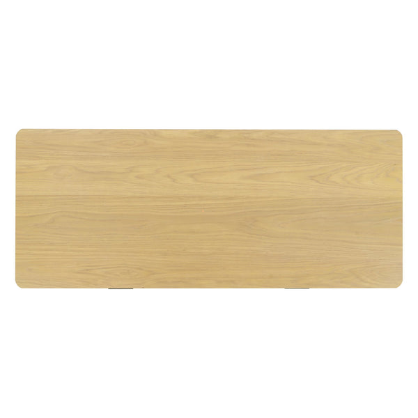 Safavieh Jaylessa Wood 2 Drawer Desk - Elegant, Functional Design For Stylish Workspaces And Organized Essentials Natural Wood ,98% ,Metal ,2% Sfv2217a