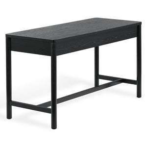 Safavieh Jaylessa Wood 2 Drawer Desk - Elegant, Functional Design For Stylish Workspaces And Organized Essentials Black Wood ,98% ,Metal ,2% Sfv2217b
