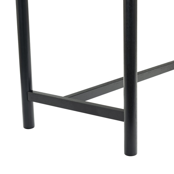 Safavieh Jaylessa Wood 2 Drawer Desk - Elegant, Functional Design For Stylish Workspaces And Organized Essentials Black Wood ,98% ,Metal ,2% Sfv2217b