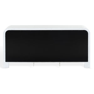 Liabella Curved 9-Drawer Dresser With Luxe Accents And Generous Storage For Glamorous Interiors