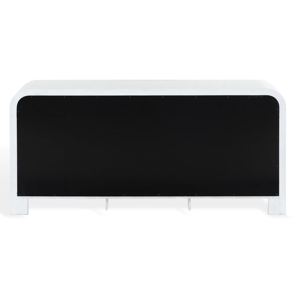 Liabella Curved 9-Drawer Dresser With Luxe Accents And Generous Storage For Glamorous Interiors