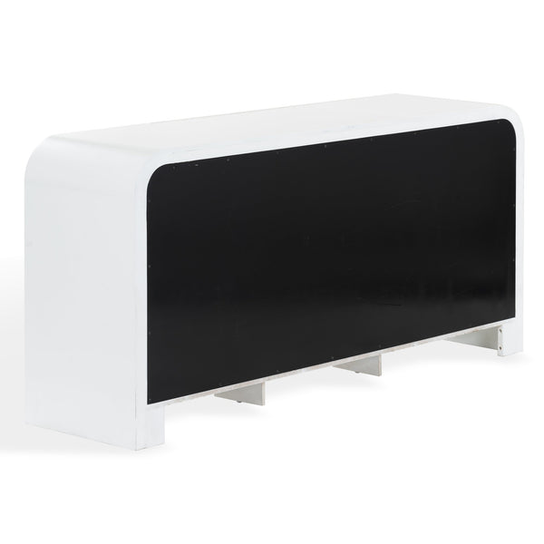 Liabella Curved 9-Drawer Dresser With Luxe Accents And Generous Storage For Glamorous Interiors