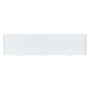 Liabella Curved 9-Drawer Dresser With Luxe Accents And Generous Storage For Glamorous Interiors