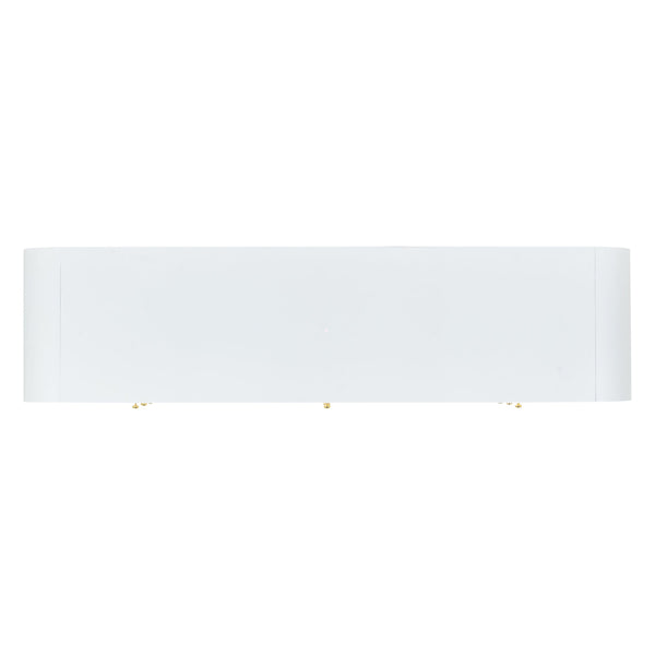 Liabella Curved 9-Drawer Dresser With Luxe Accents And Generous Storage For Glamorous Interiors