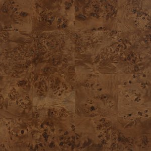 Betharose Solid Burl Wood Coffee Table With Hand-Finished Grain, Low-Profile Durable Centerpiece