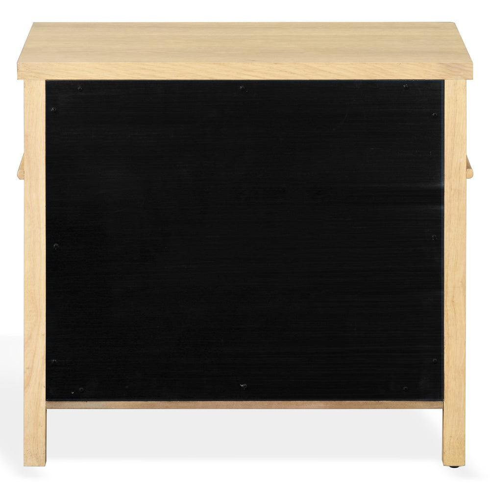 Haylie Modern 1-Drawer Wood Nightstand With Metal Base, Smooth-Glide Drawer & Durable Finish