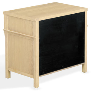 Haylie Modern 1-Drawer Wood Nightstand With Metal Base, Smooth-Glide Drawer & Durable Finish