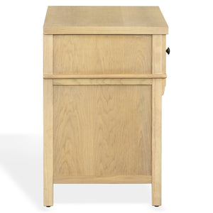 Haylie Modern 1-Drawer Wood Nightstand With Metal Base, Smooth-Glide Drawer & Durable Finish