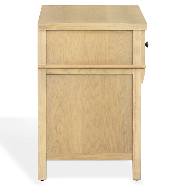 Haylie Modern 1-Drawer Wood Nightstand With Metal Base, Smooth-Glide Drawer & Durable Finish
