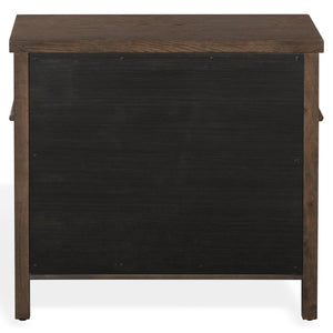 Haylie Modern 1-Drawer Wood Nightstand With Metal Base, Smooth-Glide Drawer & Durable Finish