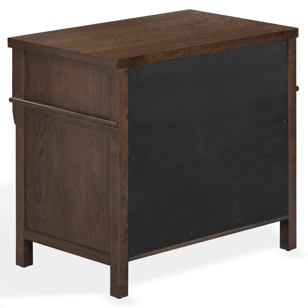 Haylie Modern 1-Drawer Wood Nightstand With Metal Base, Smooth-Glide Drawer & Durable Finish