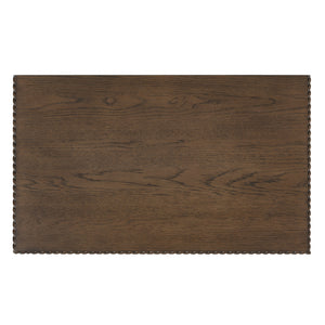 Octavian Rope-Trim Wood Nightstand With Spacious Drawer And Metal Accents For Coastal Charm