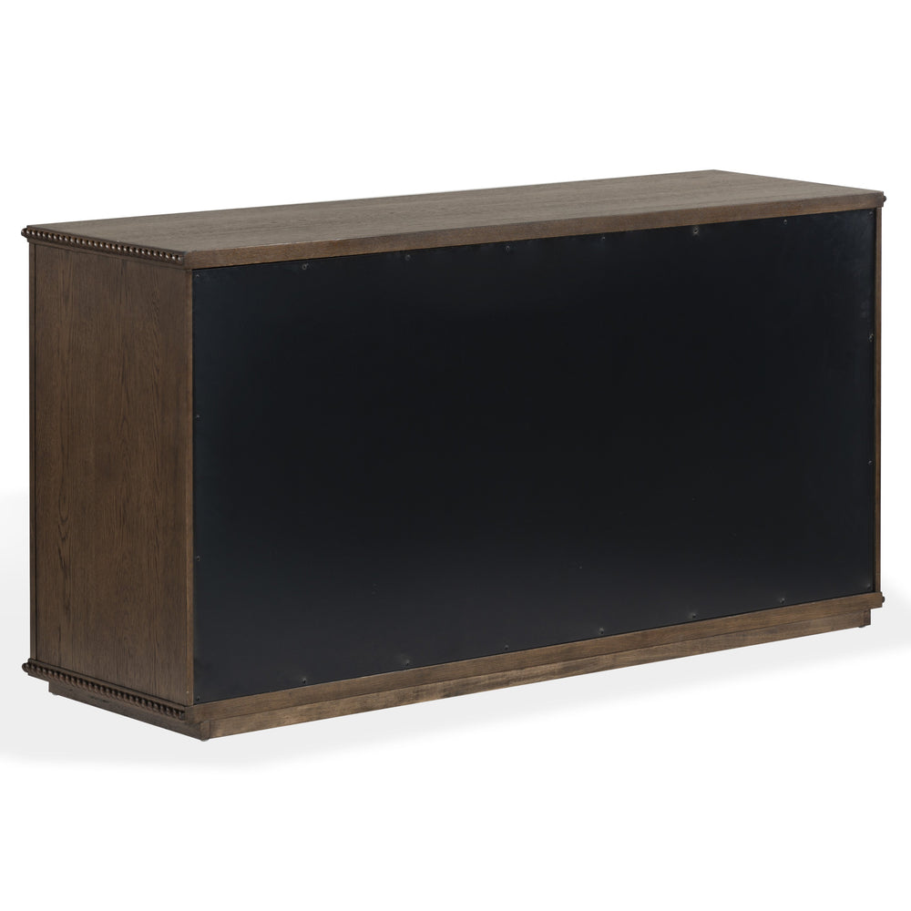 Octavian Rope-Detail Wood Dresser With Metal Accents — Solid Craftsmanship, Generous Storage, 66" W