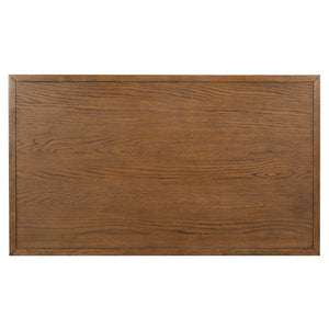 Safavieh Zeus Solid Wood Rectangular Coffee Table Warm Oak Finish Low Profile Living Room Brown SFV2235A