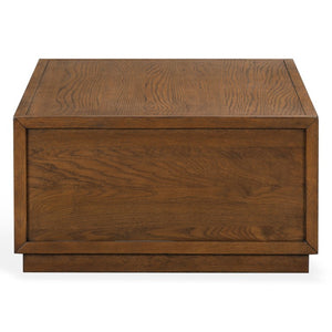 Safavieh Zeus Solid Wood Rectangular Coffee Table Warm Oak Finish Low Profile Living Room Brown SFV2235A